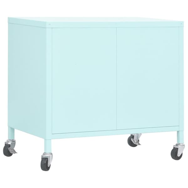 The Living Store opbevaringsskab 60x35x56 cm stål mintgrøn - Opbevaringsskabe