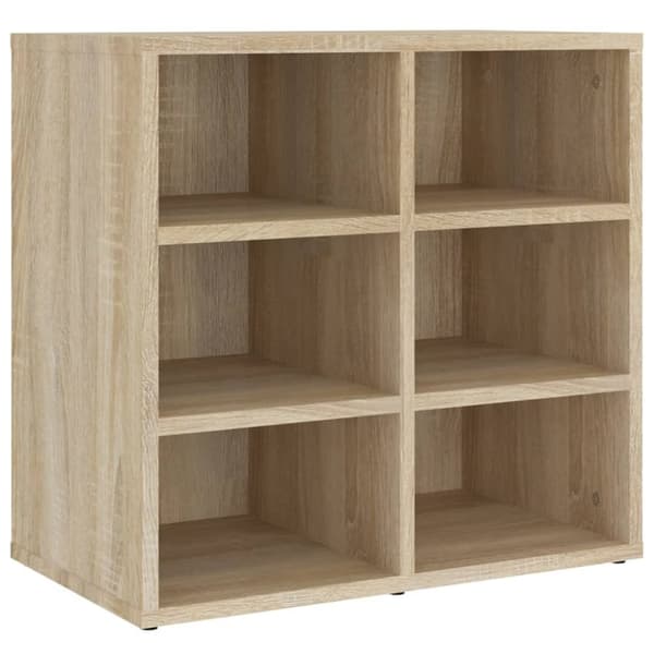 The Living Store skoreoler 2 stk. 52,5x30x50 cm sonoma-eg -  Opbevaringsskabe