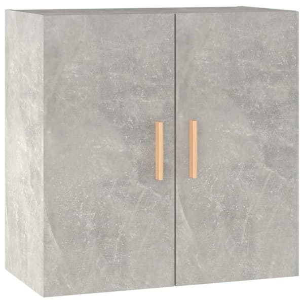 The Living Store Väggskåp betonggrå 60x30x60 cm konstruerat trä -  Förvaringsskåp & garderober