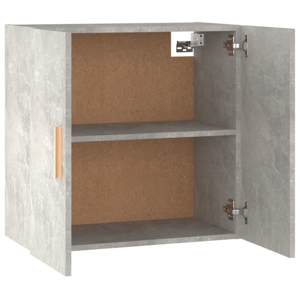 The Living Store Väggskåp betonggrå 60x30x60 cm konstruerat trä -  Förvaringsskåp & garderober