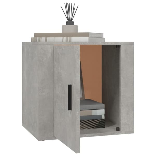 The Living Store Yöpöydät 2 kpl betoninharmaa 50x39x47 cm -  Säilytys- & lukkokaapit