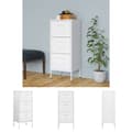 Miniatyrbild 1 av 11: The Living Store Förvaringsskåp vit 42,5x35x101,5 cm stål -  Förvaringsskåp & garderober