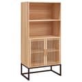 Miniatyrbillede 3 af 9: The Living Store højskab 60x35x125 cm konstrueret træ -  Opbevaringsskabe