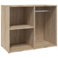 Miniatyrbillede 3 af 9: The Living Store skab 80x40x65 cm konstrueret træ sonoma-eg -  Opbevaringsskabe