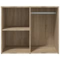 Miniatyrbillede 4 af 9: The Living Store skab 80x40x65 cm konstrueret træ sonoma-eg -  Opbevaringsskabe