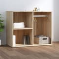 Miniatyrbillede 2 af 9: The Living Store skab 80x40x65 cm konstrueret træ sonoma-eg -  Opbevaringsskabe