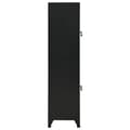 Miniatyrbillede 5 af 10: The Living Store skab 38x45x180 cm stål sort -  Opbevaringsskabe