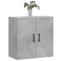 Miniatyrbillede 4 af 11: The Living Store vægskab 60x31x60 cm konstrueret træ betongrå -  Opbevaringsskabe