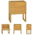 Miniatyrbillede 1 af 10: The Living Store badeværelsesskab 60x45x75 cm massivt teaktræ -  Opbevaringsskabe
