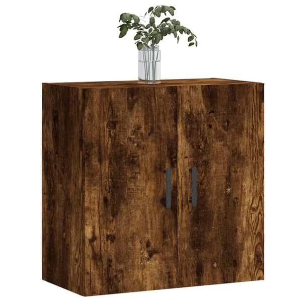 The Living Store Seinäkaappi savutammi 60x31x60 cm tekninen puu - Säilytys- & lukkokaapit