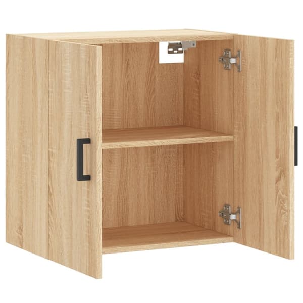 The Living Store Väggskåp sonoma-ek 60x31x60 cm konstruerat trä - Förvaringsskåp & garderober