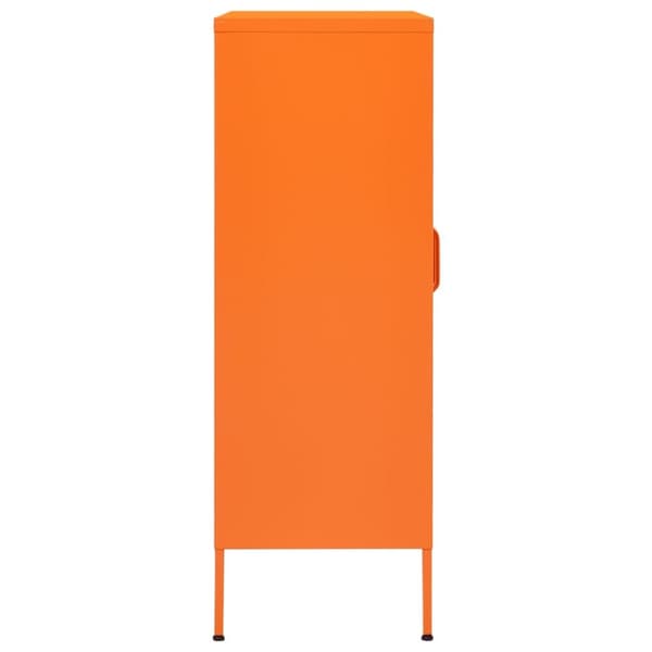 Opbevaringsskabe - Living opbevaringsskab 80x35x101,5 cm stål orange