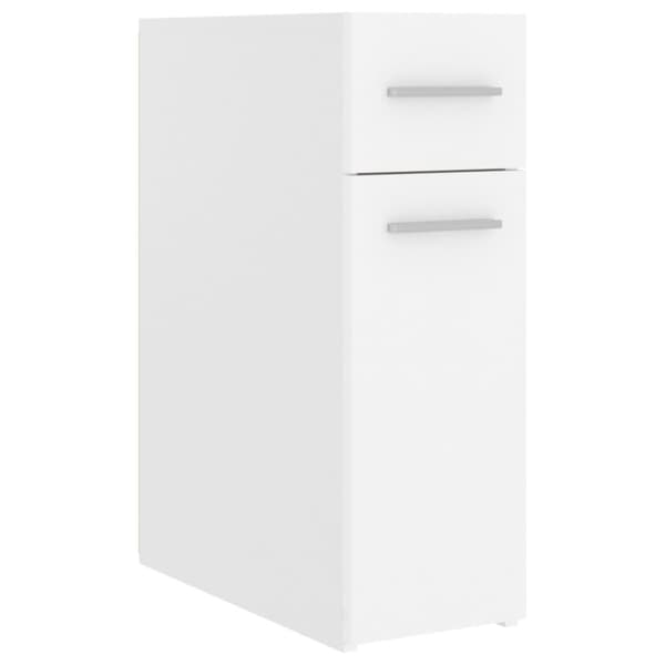 Opbevaringsskabe - Living apotekerskab 20x45,5x60 cm konstrueret træ hvid