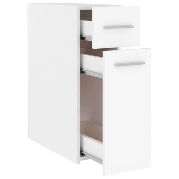 Opbevaringsskabe - Living apotekerskab 20x45,5x60 cm konstrueret træ hvid