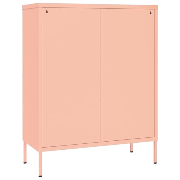 Säilytys- & lukkokaapit - Living Lipasto pinkki 80x35x101,5 cm teräs