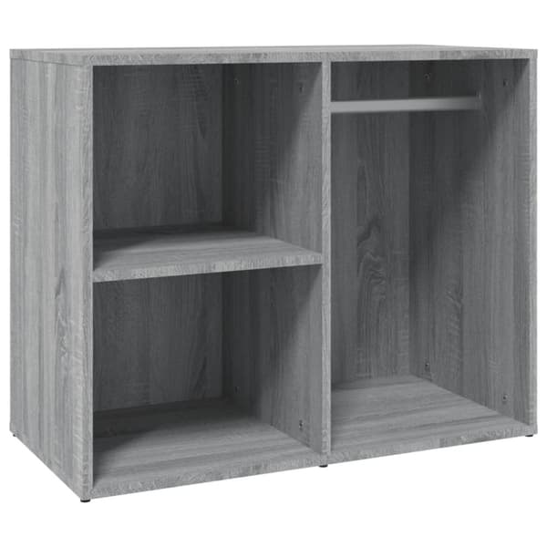 Opbevaringsskabe - Living skab 80x40x65 cm konstrueret træ grå sonoma-eg