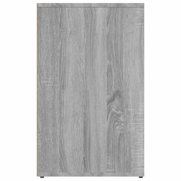 Opbevaringsskabe - Living skab 80x40x65 cm konstrueret træ grå sonoma-eg