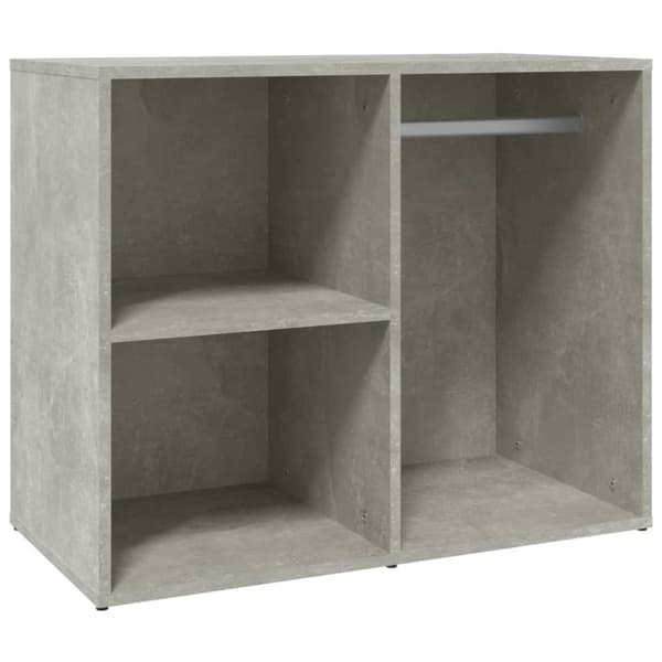 Opbevaringsskabe - Living skab 80x40x65 cm konstrueret træ betongrå