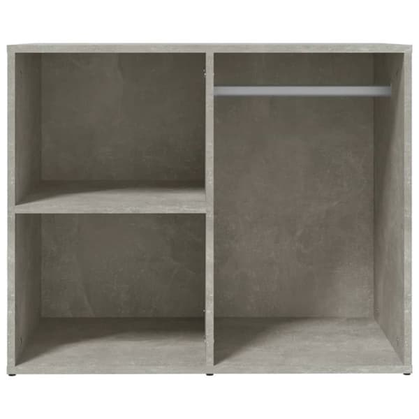 Opbevaringsskabe - Living skab 80x40x65 cm konstrueret træ betongrå