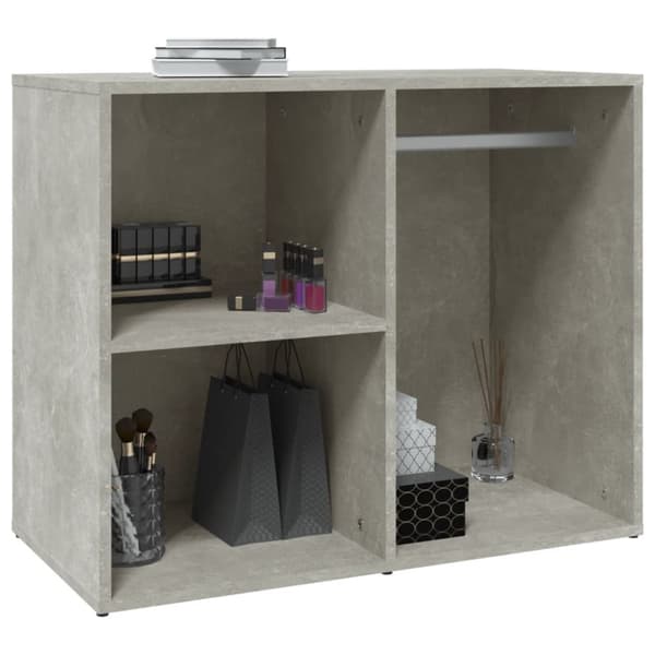 Opbevaringsskabe - Living skab 80x40x65 cm konstrueret træ betongrå
