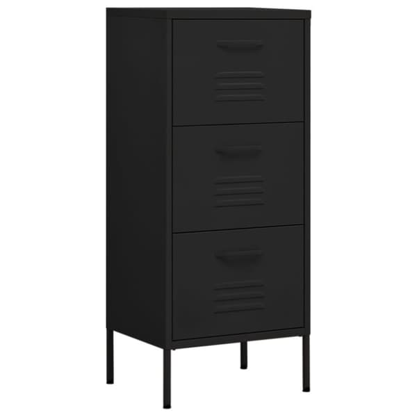 Opbevaringsskabe - Living opbevaringsskab 42,5x35x101,5 cm stål sort
