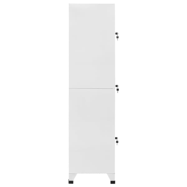 Opbevaringsskabe - Living lockerskab med tre rum 38x45x180 cm