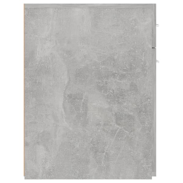 Opbevaringsskabe - Living apotekerskab 20x45,5x60 cm konstrueret træ betongrå
