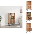 Miniatyrbillede 1 af 9: Opbevaringsskabe - Living højskab 60x35x125 cm konstrueret træ
