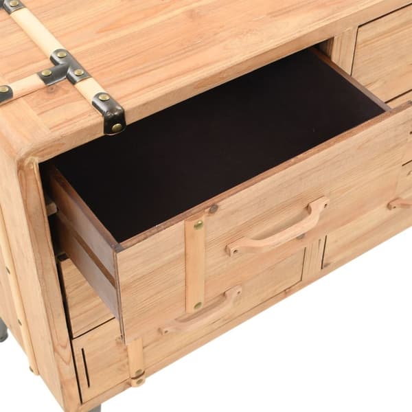 Opbevaringsskabe - Living kommode 91x35x73 cm massivt grantræ