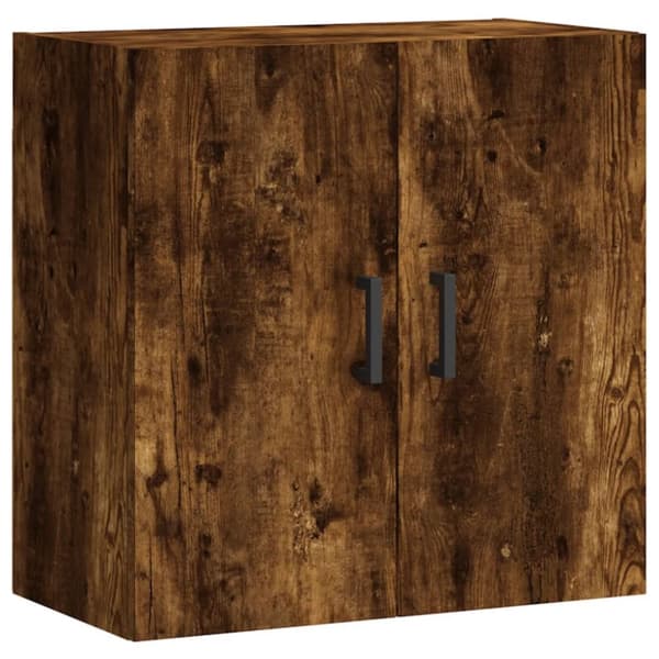 Opbevaringsskabe - Living vægskab 60x31x60 cm konstrueret træ røget egetræsfarve