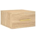 Miniatyrbillede 3 af 11: Opbevaringsskabe - Living væghængt sengebord 35x35x20 cm sonoma-eg
