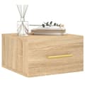 Miniatyrbillede 4 af 11: Opbevaringsskabe - Living væghængt sengebord 35x35x20 cm sonoma-eg