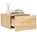 Miniatyrbillede 5 af 11: Opbevaringsskabe - Living væghængt sengebord 35x35x20 cm sonoma-eg