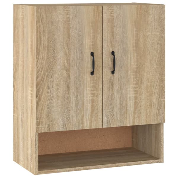 Opbevaringsskabe - Living vægskab 60x31x70 cm konstrueret træ sonoma-eg