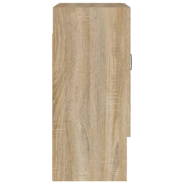 Opbevaringsskabe - Living vægskab 60x31x70 cm konstrueret træ sonoma-eg
