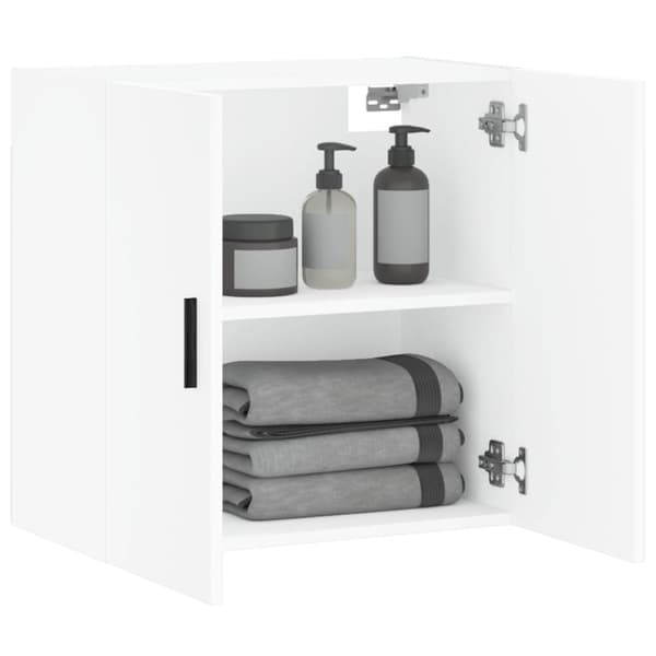 Förvaringsskåp & garderober - Living Väggskåp vit 60x31x60 cm konstruerat trä