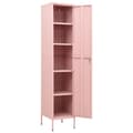 Miniatyrbillede 7 af 11: Opbevaringsskabe - Living skab 35x46x180 cm stål pink