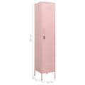 Miniatyrbillede 10 af 11: Opbevaringsskabe - Living skab 35x46x180 cm stål pink