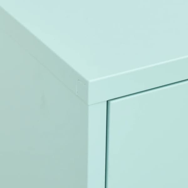 Opbevaringsskabe - Living opbevaringsskab 80x35x101,5 cm stål mintgrøn