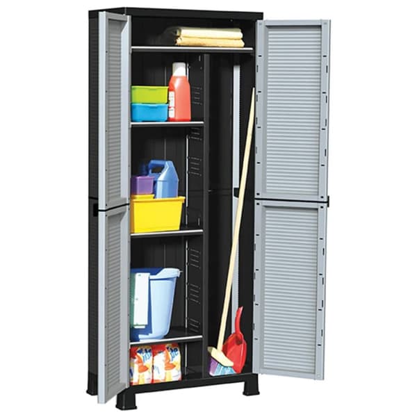 Opbevaringsskabe - Living opbevaringsskab 68x39x171,5 cm plastik