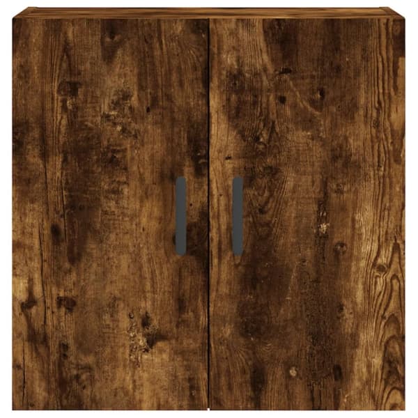 Förvaringsskåp & garderober - Living Väggskåp rökfärgad ek 60x31x60 cm konstruerat trä