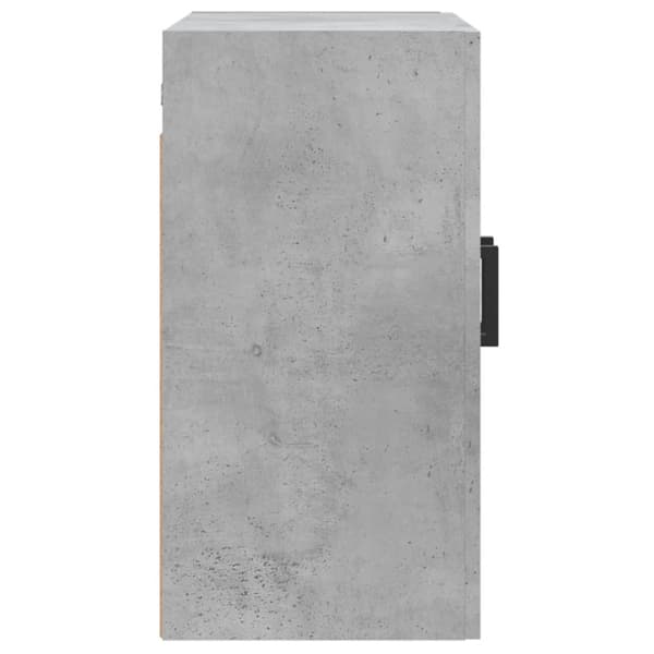 Förvaringsskåp & garderober - Living Väggskåp betonggrå 60x31x60 cm konstruerat trä