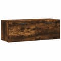 Miniatyrbillede 3 af 11: Opbevaringsskabe - Living vægskab 100x36,5x35 cm konstrueret træ røget sonoma-eg
