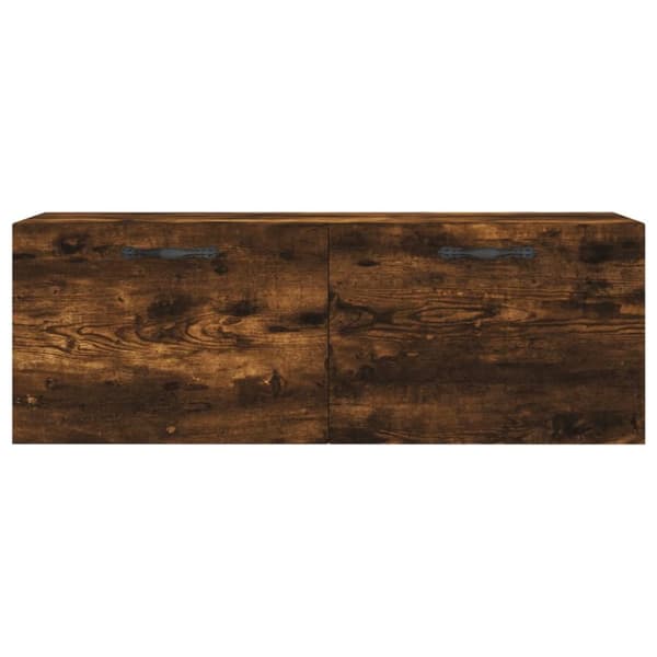 Opbevaringsskabe - Living vægskab 100x36,5x35 cm konstrueret træ røget sonoma-eg