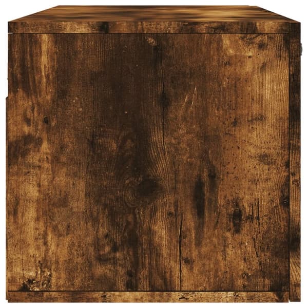 Opbevaringsskabe - Living vægskab 100x36,5x35 cm konstrueret træ røget sonoma-eg