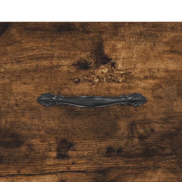 Opbevaringsskabe - Living vægskab 100x36,5x35 cm konstrueret træ røget sonoma-eg