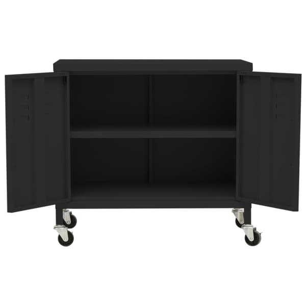 Opbevaringsskabe - Living opbevaringsskab 60x35x56 cm stål sort