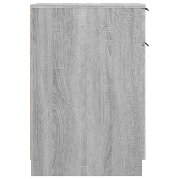 Opbevaringsskabe - Living skrivebord 33,5x50x75 cm konstrueret træ grå sonoma-eg