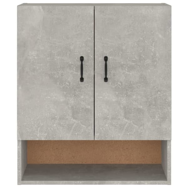 Opbevaringsskabe - Living vægskab 60x31x70 cm konstrueret træ betongrå