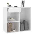 Miniatyrbillede 7 af 10: Opbevaringsskabe - Living badeværelsesskab 80x40x75 cm konstrueret træ hvid højglans
